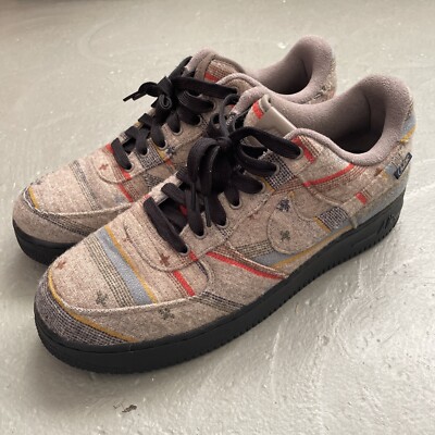 Nike x Pendleton Wool Fabric Southwestern Air Force AF1 ID Size - Main Image