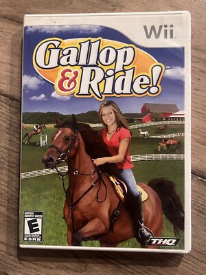 Gallop & Ride (Nintendo Wii, 2008) CIB