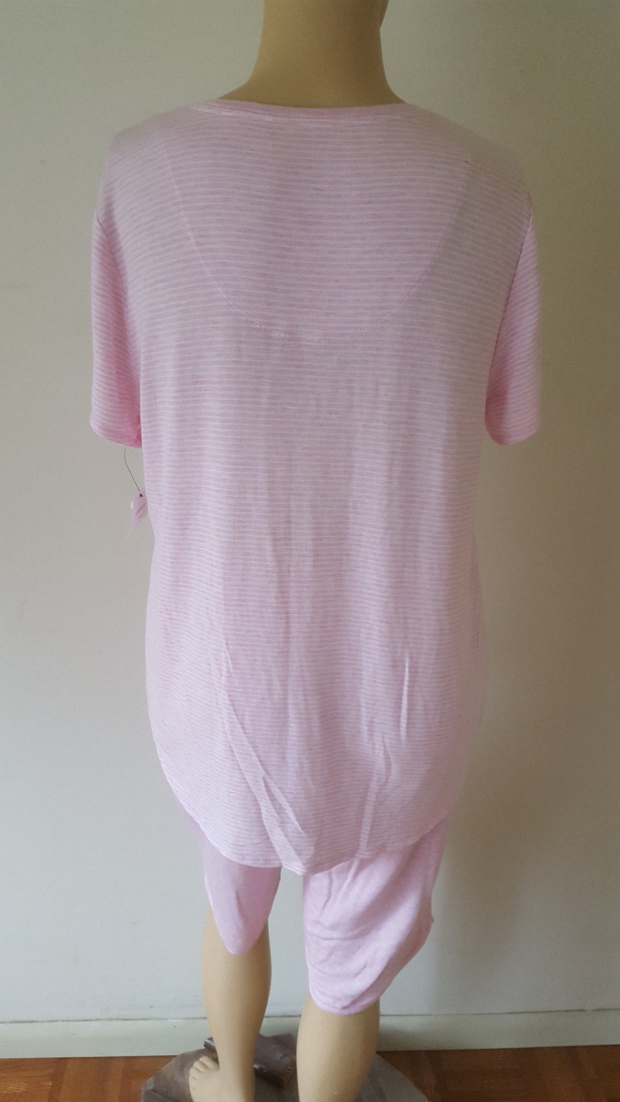 Womens Knit PJS Pajamas Croft & Barrow Shorts/Skimmers Rayon Blend