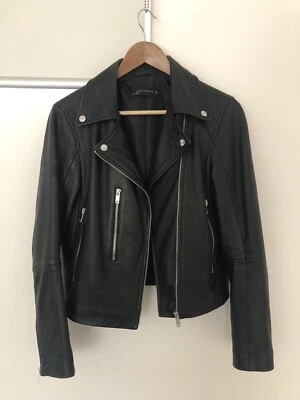 zara leather jacket australia