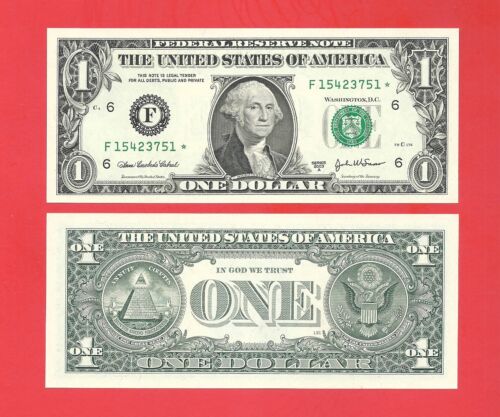 FRN 2003A $1 ✯ F star (fw) ✯ Uncirculated