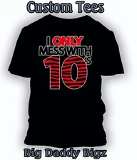 Nothing But 10S Graphic Sneaker Tee Shirt To Match J10 Red Pro Club Shaka Sport