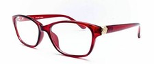 Sierra S344 Glasses Single-vision Lenses For Distance -0.50 to -4.00 Wine