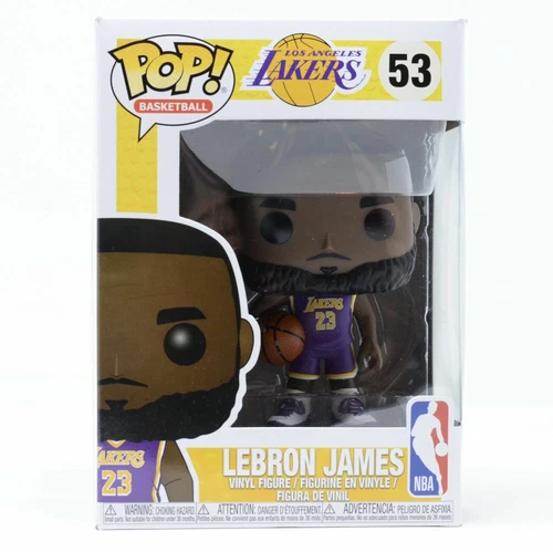 #53 Funko POP! Lebron James NBA Lakers Purple Jersey Fanatics Exclusive