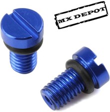 ZETA DRC FORK AIR BLEED SCREWS KYB BLUE TRICK BLING KAWASAKI KX125 KX250