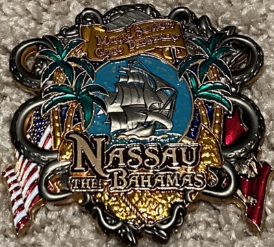 Official US Marine Corps Challenge Coin MSG Nassau Bahamas USA Embassy