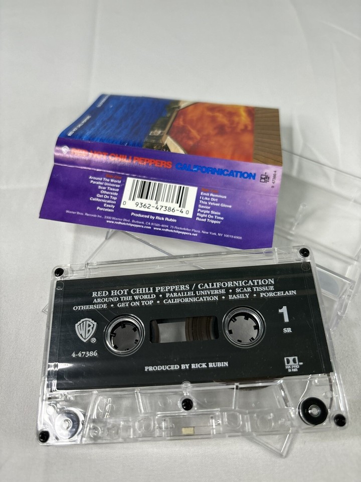 Vintage Cassette Tape RED HOT CHILI PEPPERS Californication Scar Tissue RHCP 93624738640 eBay
