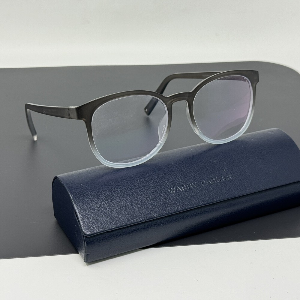 Warby Parker Redding M 130 52-17-138 Gray/Blue Repurposed Nylon Recycled Tr90