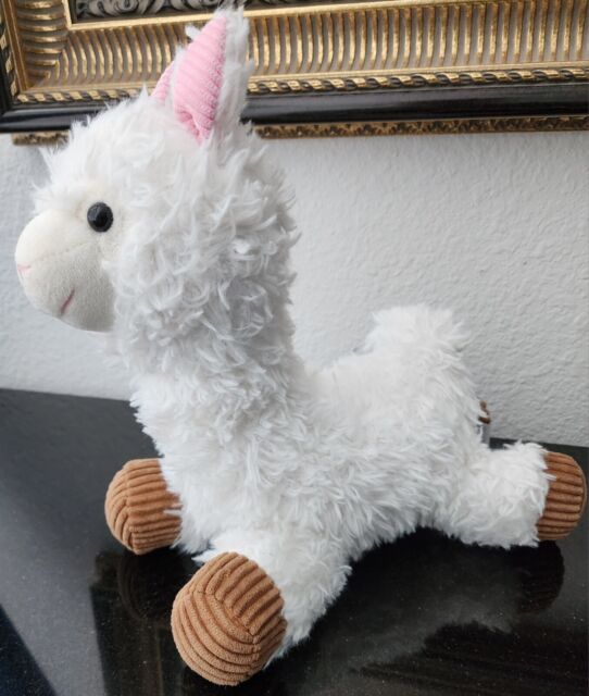 Fiesta Toys White Llama Plush 11" Stuffed Alpaca Animal Toy