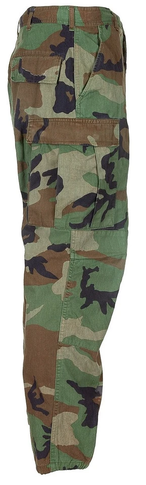 US Army Hose Tarnhose Bdu twill woodland camouflage Medium Long - Bild 3 von 3