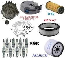 Tune Up Kit Filters Cap Spark Plugs Wire For CHEVY EL CAMINO V8 5.0L 1980-1986