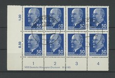 DDR ULBRICHT 937 b X x I DV DRUCKVERMERK gest. Mi 60.- h5606