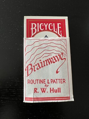 Bicycle Rider Back Brainwave Deck Blue Seal Cincinnati Ohio USPCC Magic Card 