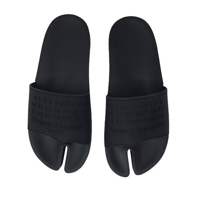 MAISON MARTIN MARGIELA Tabi Split-Toe Rubber Slide Sandals - UK 6 / EU 39