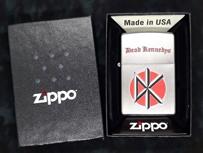 The Dead Kennedys Logo Authentic Zippo Lighter Satin Chrome | eBay