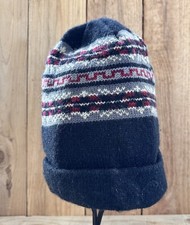Thinsulate Wool Knit Beanie Hat Black Athleis...