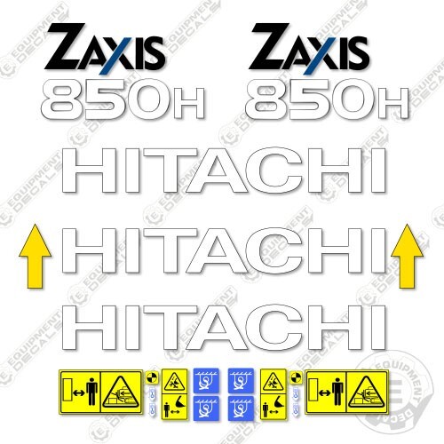 ロールシールset Fits Hitachi ZX850H Decal Kit Z-Axis Excavator - 7 YEAR