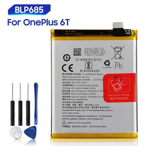 Batería de repuesto para OnePlus 7 Pro 7Pro 3 3T One Plus 1 2 5 1+ 5T 6T 7T Pro - Imagen 12 de 16