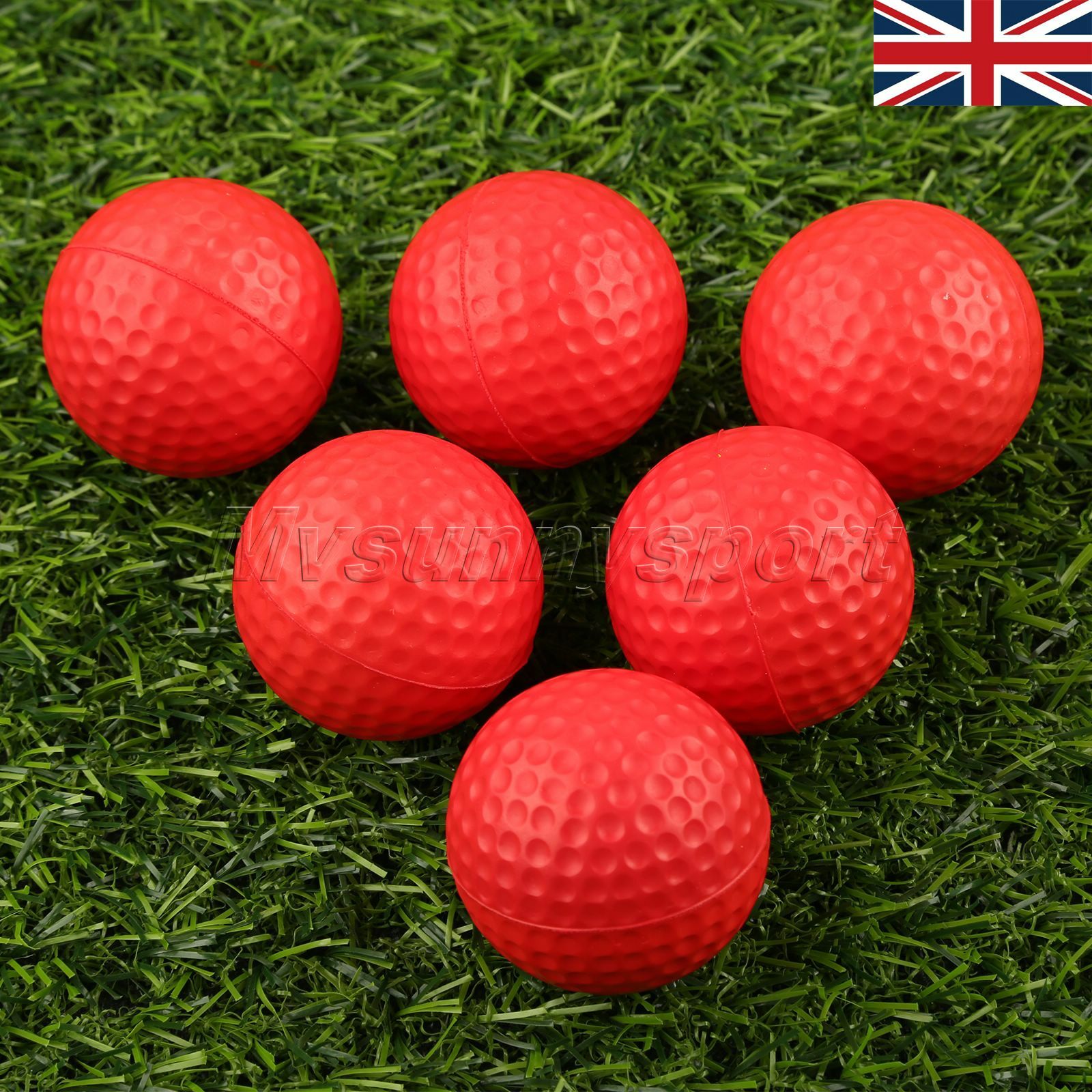 New 20Pcs Durable PU Foam Elastic Sponge Golf Balls Indoor Outdoor