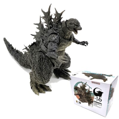 SHM S.H.Monster Arts Godzilla 2023 Movie King Of The Monsters Actionfigur Spi...