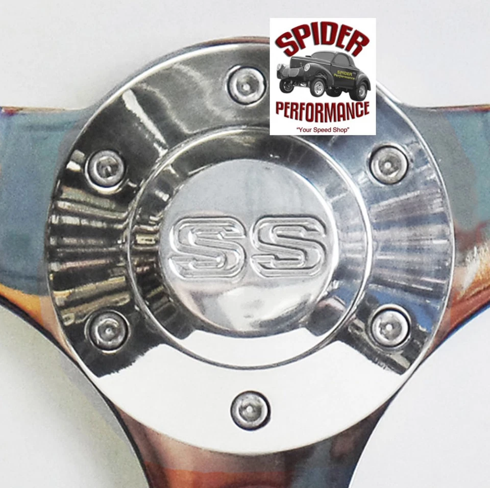 Chevrolet SS 1969-1989 volante 14" Black Widow Foto 3 de 4