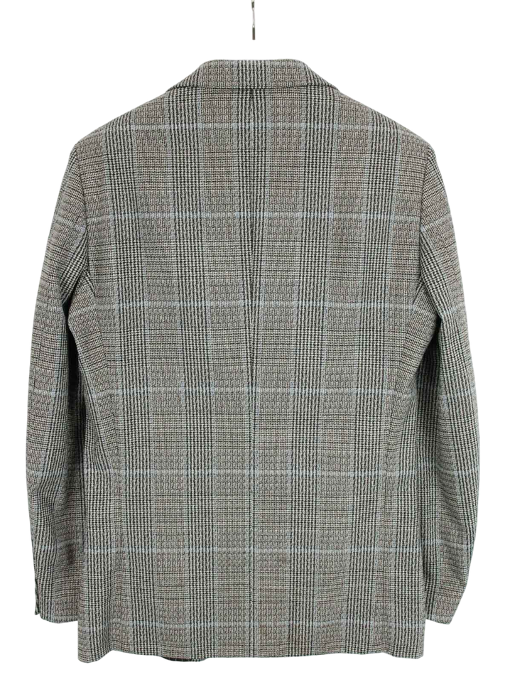 HUGO BOSS Anriso Blazer Men's (EU) 48 Wool Blend Check Formal Melange