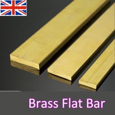 Brass Flat Bar Plate Strip 3/4/5mm/10mm Thick 12" 300mm Metal Model Knife Making