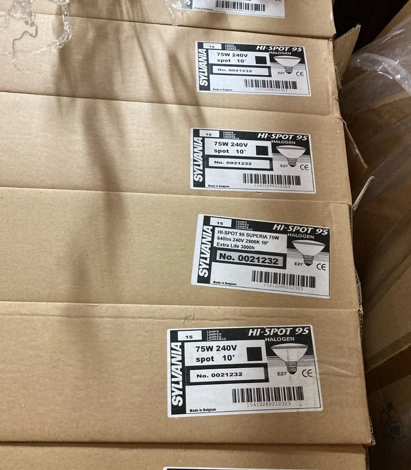 SYLVANIA Halógeno Hi-Spot 95 E27 230V 75W 10° Punto Blanco Cálido Regulable!!!