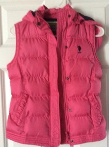 pink polo vest