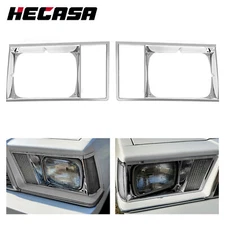 Headlight Headlamp Light Trim Bezel Set Fit 1978-1979 Malibu El Camino Caballero
