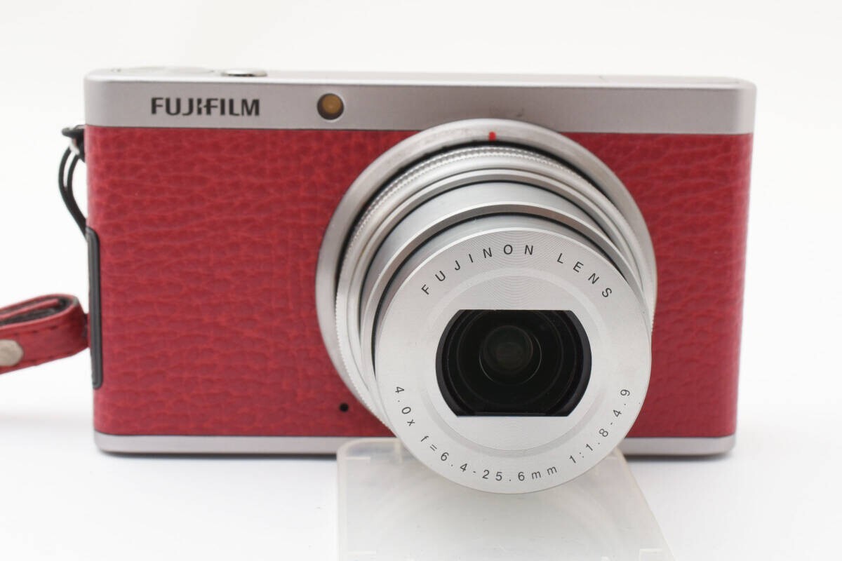 Tested ] FUJIFILM XF1 Red Compact Digital Camera 12.0MP 4x
