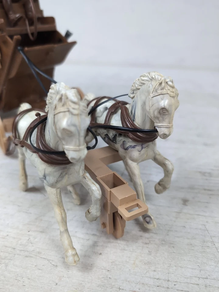 Diligencia Roy Rogers Fix It 1955 vintage con caballos y algunos accesorios Foto 3 de 4