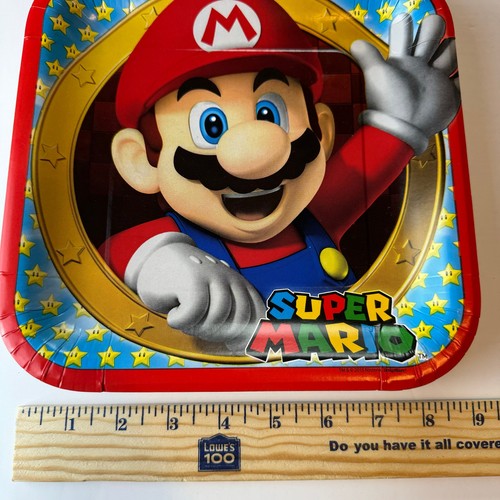 Super Mario Party Pack Plates Napkins Goodie Treat Bags Birthday Nintendo Kids - Picture 7 of 10