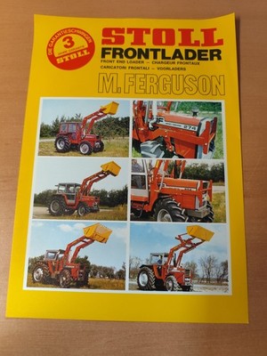 Massey Ferguson Stoll Front Loader Brochure Agriculture Tractor M7