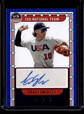 2024 Panini Stars & Stripes USA #NTS-GE Grady Emerson Signatures 37/100