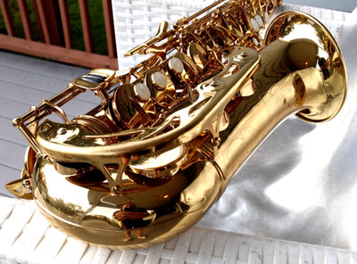 ANTIGUA ''Vosi'' 2150 Alto Sax w/Nice Antigua Case & Geo.M.Bundy 4 Mpc.- VERY GOOD