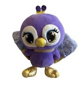 Purple Gold And Blue Metallic Peacock Stuffed Toy