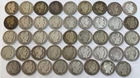 44 Barber Half Dollars 1893, 1894, 1894-O, 1894-S, 1895, 1895-O, 1896, 1897 1898