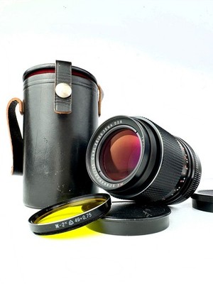 Carl Zeiss Jena MC Sonnar 135mm f/3.5 Lens M42 Mount Telephoto DDR Germany