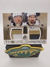 2025-26 SP Game Used Troupe Threads Patch Mark Stone / Jack Eichel #TT-SE 14/25