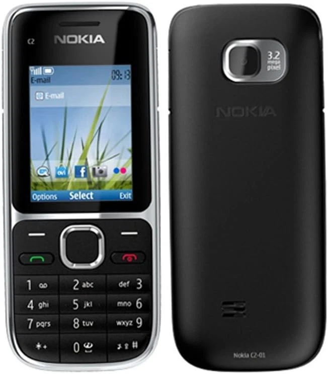Nokia C2-01  (Ohne Simlock)  Frei für alle Sim-Karten Neu schwarz
