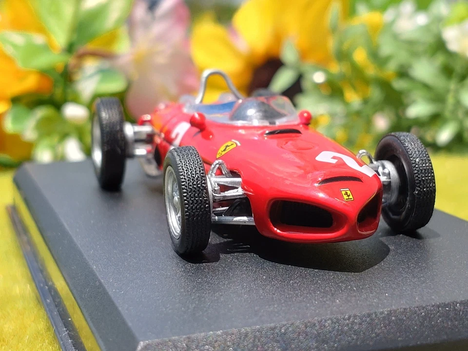 F1  1961 / Ferrari / 156 (Shark nose) / No.2 Phil Hill / 1/43 Diecast Car / PRC - Image 4 of 4