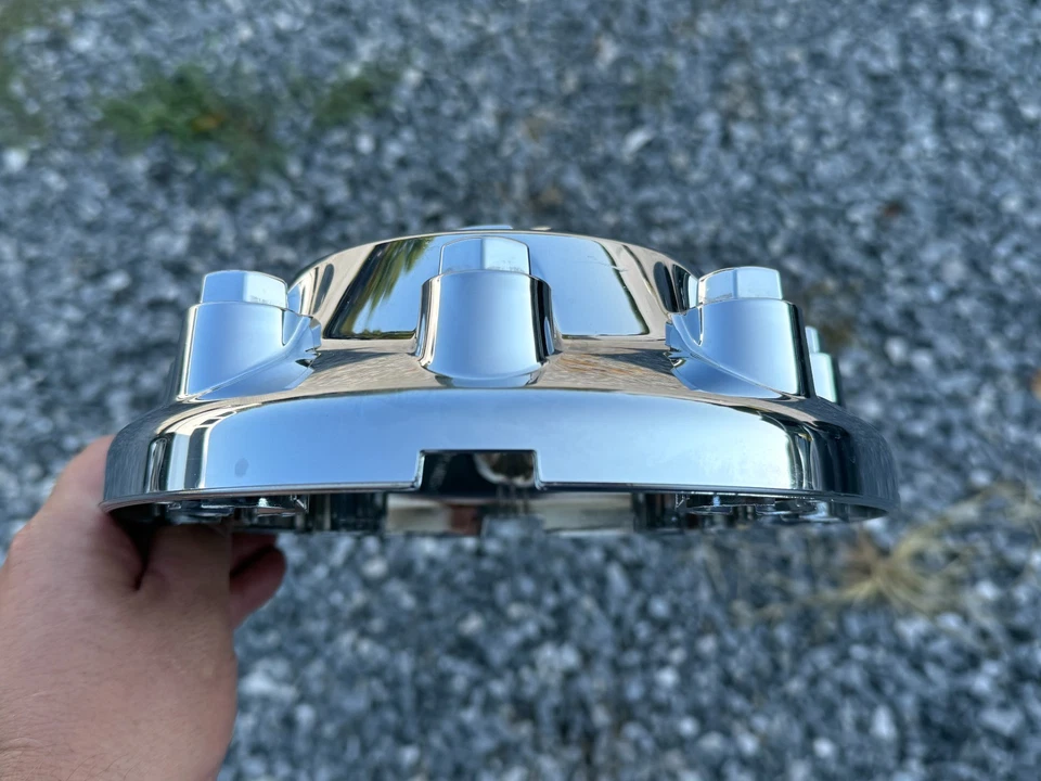 DODGE RAM 2500 3500 SRW OEM WHEEL CENTER CAP CHROME FINISH 2014-2018 04726279AA Foto 3 de 4