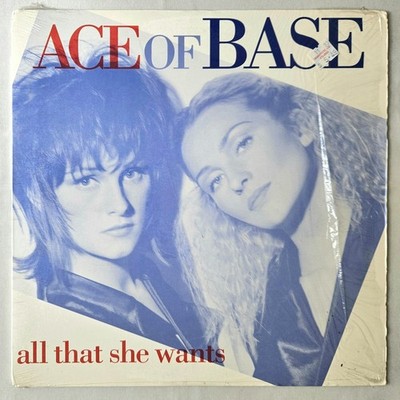 HOUSE - ACE OF BASE - ALL THAT SHE WANTS - ARISTA RECORDS OG PRESS IN SHRINK