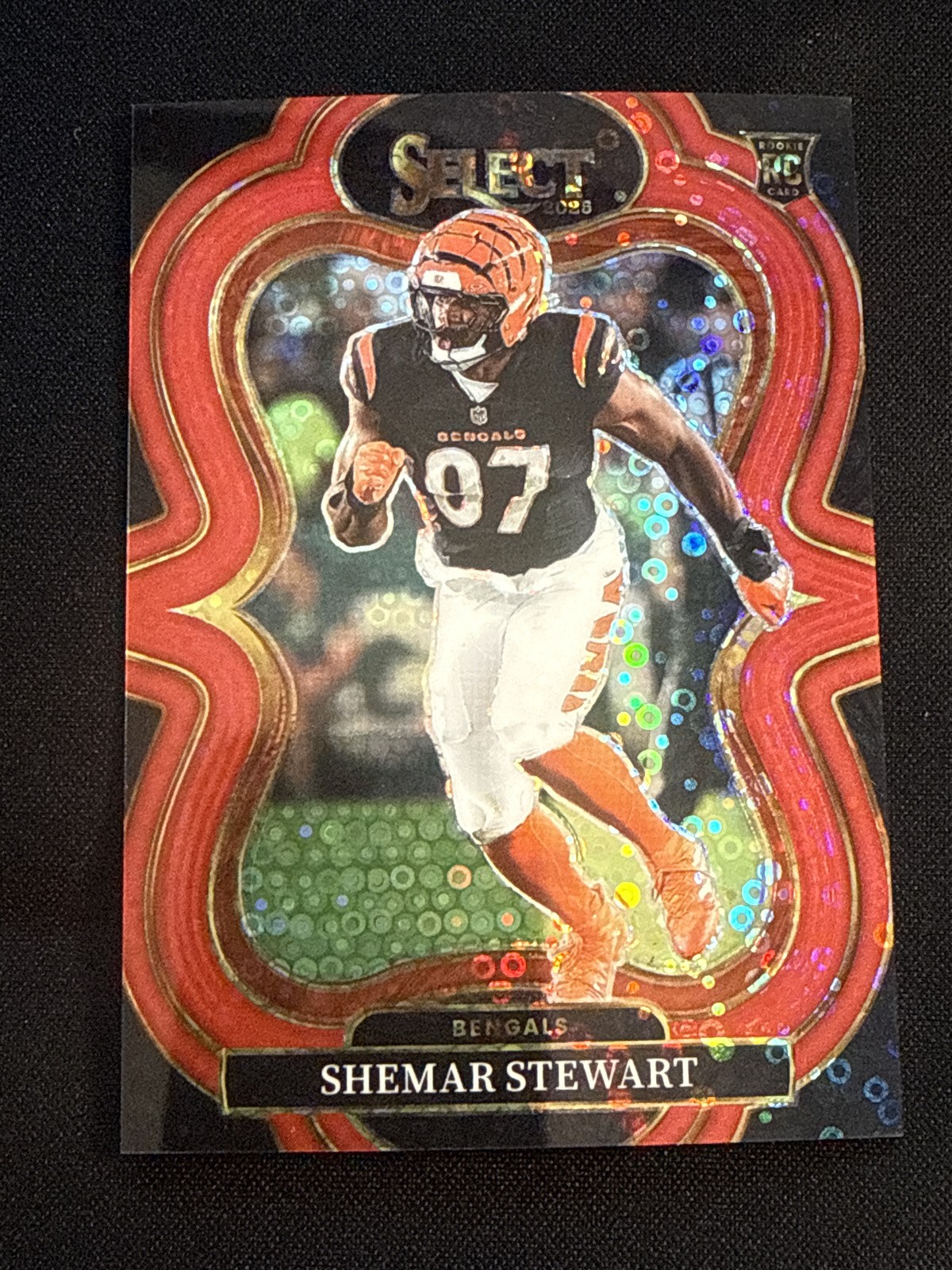 2025 Panini Select #359 Shemar Stewart Red Disco Prizm #/49