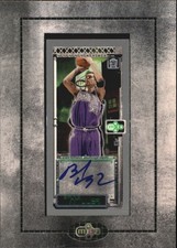 2003-04 Topps Rookie Matrix Mini Autographs #BM Brad Miller Card