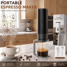 Portable Electric Espresso Maker - 3 in 1 Travel Coffee Machine for Camping US