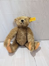1984 Steiff Margaret Strong Gold Mohair Teddy Bear 9 in. 0155/26