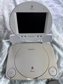 Sony PS One Console & LCD Screen SCPH101 Power Cord, Games, Memory Card, Control