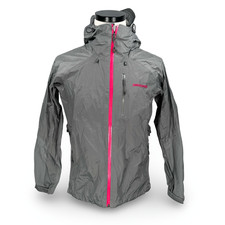 Patagonia Torrentshell Stretch H2No Rain Jacket Womens Small Gray FLAWS READ